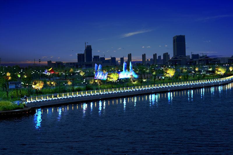射陽濱湖公園景觀照明